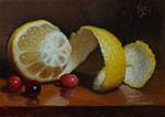 "Peeled Lemon and Cranberries" - Posted on Friday, January 9, 2015 by Debra Becks Cooper