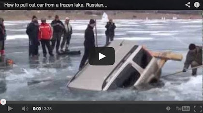 WATCH HOW A METEORITE CAN COUGH A CAR FROM A LAKE LIKE A BAD HAIRBALL