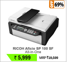 RICOH Aficio SP 100 SF All-in-One B&W Laser Printer FAX scanner + Warranty