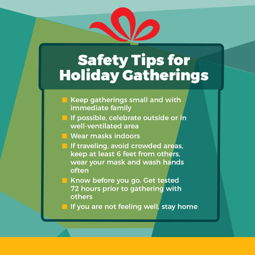 COVID 19 - Holiday Safety Tips