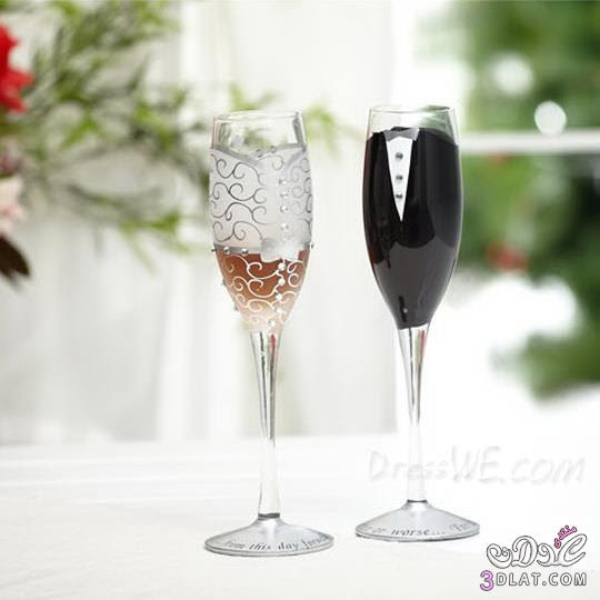 كاسات كريستال للافراح,كاسات شربات للزفاف 2014,كاسات تقديم المشروبات للعروسين 3dlat.com_13958610791