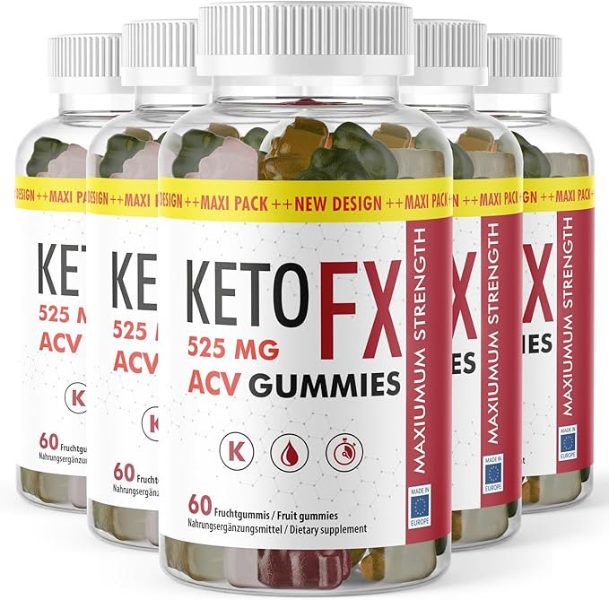 Keto Fx Gummies | Keto Gummibärchen 60 pieces per box | Fruit gums (5 x)