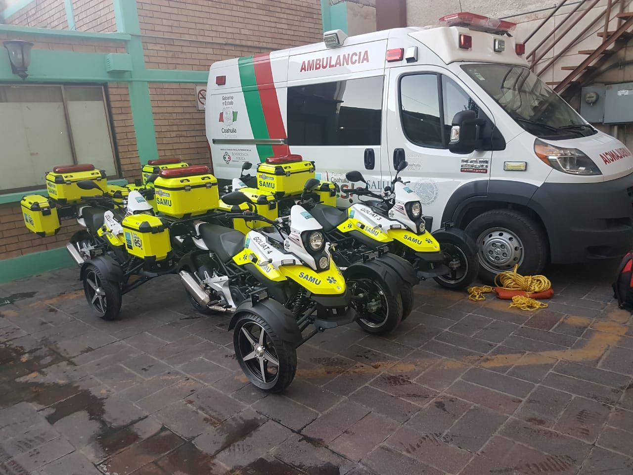 El Gobierno del Estado de Coahuila acelera la ayuda con motocicletas médicas