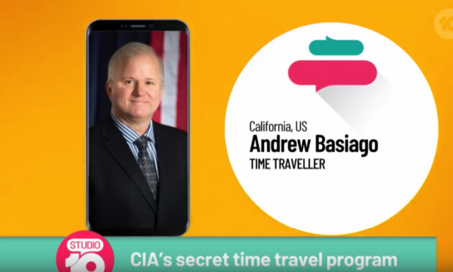 CIA Time Traveler Blows Minds on Aussie TV!  Priceless!