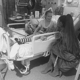Ariana Grande Visits Royal Manchester Children's Hospital
