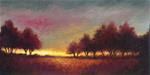 Long Autumn Sunset - Posted on Sunday, March 22, 2015 by Jane Palmer