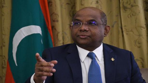 
Maldivian Foreign Minister Abdulla Shahid.
