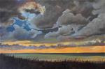 20 x 30 inch acrylic Approaching Storm - Posted on Tuesday, February 17, 2015 by Linda Yurgensen