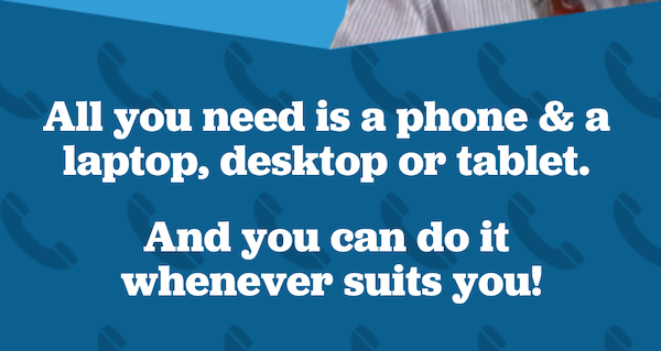 Call from home! All you need is a phone and a desktop, laptop or tablet. act during the lead up to Iowa caucuses