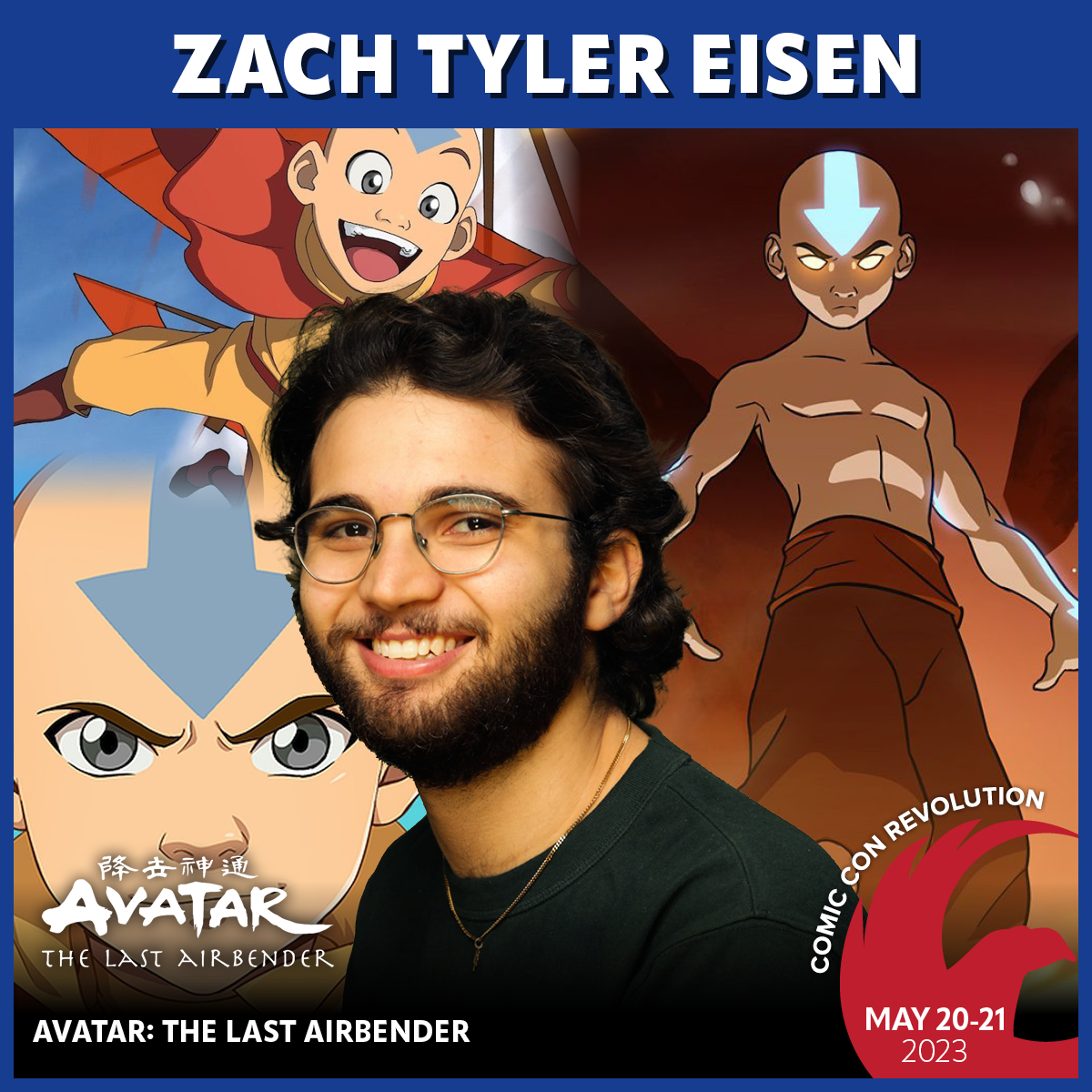 Comic Con Revolution 2023 Zach Tyler Eisen