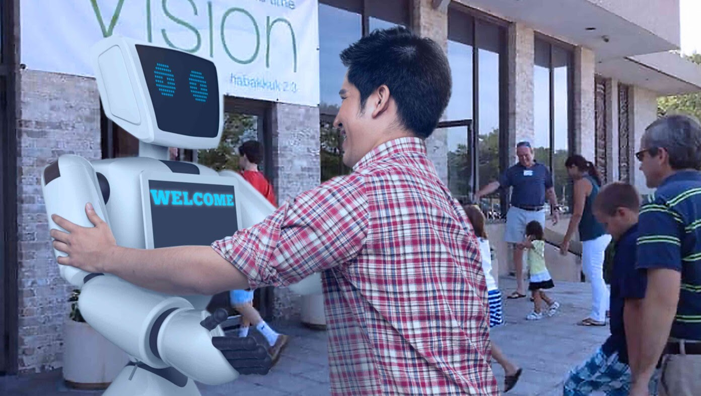 Local Church Turns To Robo-Greeters To Combat Volunteer Shortage