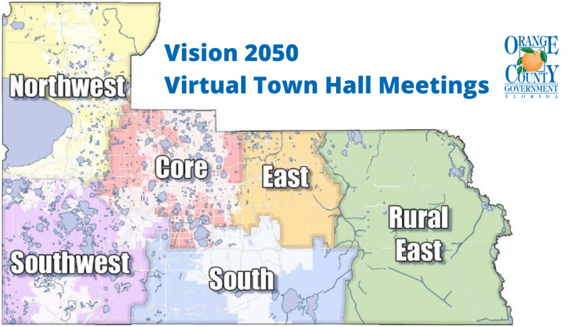 Vision 2050 virtual town hall meetings