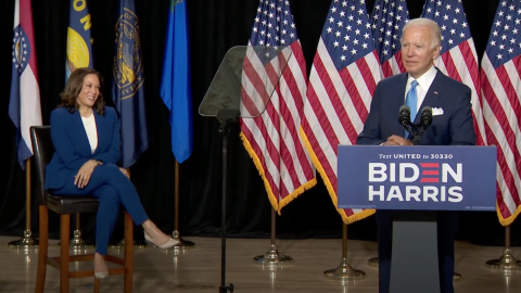 Biden On If He and Kamala Harris Ever Disagree: 'I'll Develop Some Disease and Say I Have to Resign'