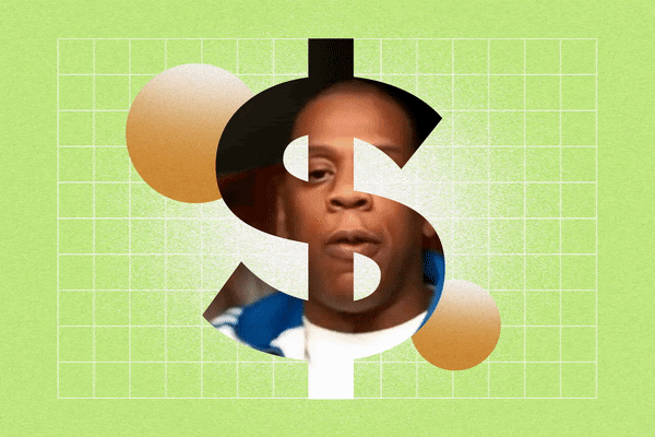 Gif of Jay-Z within a dollar sign