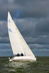 J/105 sailing RORC North Sea Race