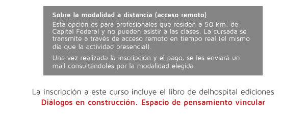 Modalidad a distancia - Libro delhospital Modalidad a distancia - Libro delhospital