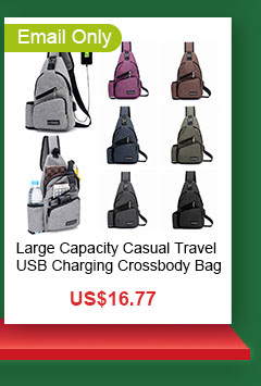 Large Capacity Casual Outdoor Travel USB Charging Crossbody Bag