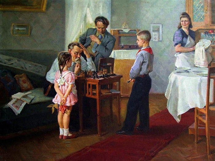 Солодовников Алексей Павлович (род. 1928) «Юный шахматист», 1951 (2)
