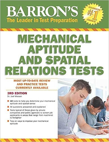 EBOOK Mechanical Aptitude and Spatial Relations Test (Barron's Mechanical Aptitude & Spatial Relations Test)