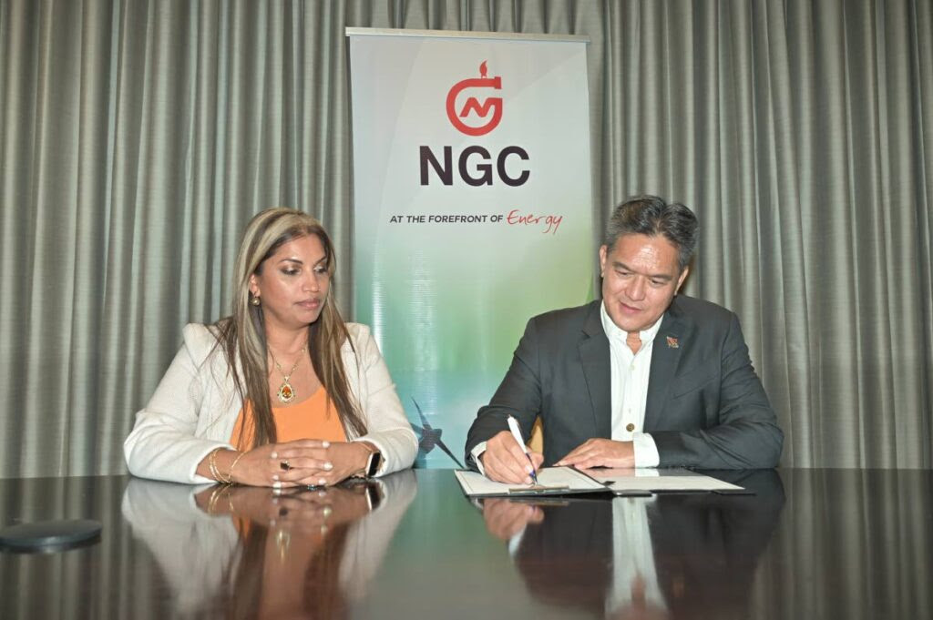 NGC president Mark Loquan executes Master Services Agreement with Mala Baliraj CEO Massy Wood Ltd -