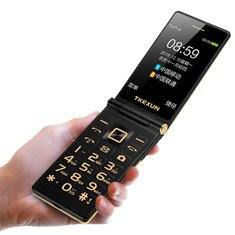 TKEXUN M2 Plus 3G WCDMA Network 5800mAh Flip Phone