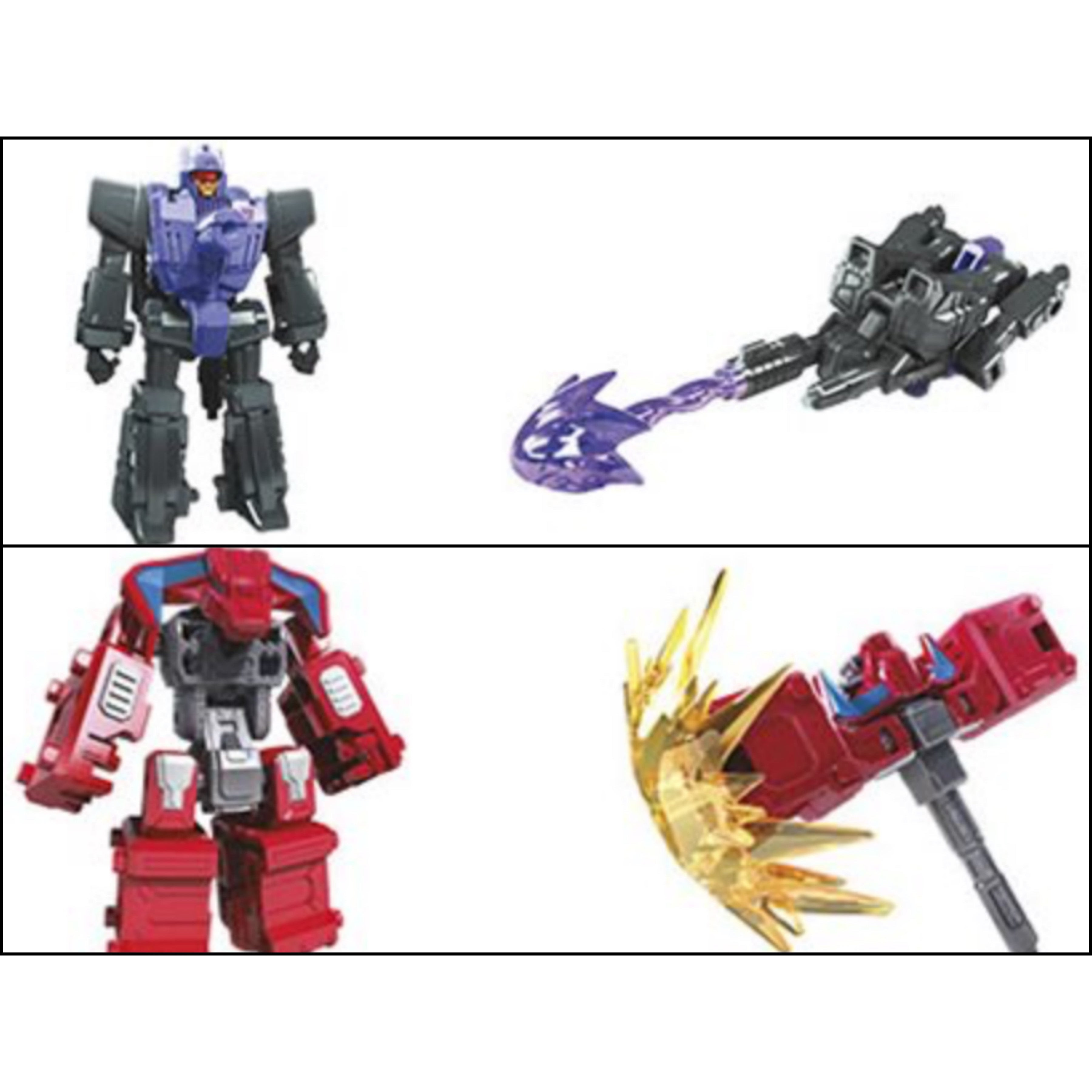 Image of Transformers Generations War for Cybertron Siege Battle Master Wave 3 Set of 2 - Smashdown and Caliburst - JANUARY 2020
