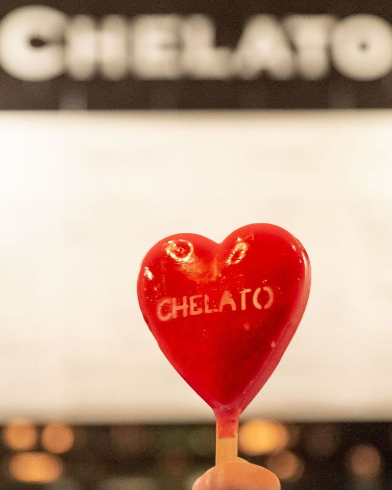 Paletas Chelato temáticas San Valentín