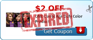 $2.00 off ONE Clairol Age Defy Color Product