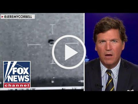 Tucker reacts to footage of 'spherical' UFO captured by Navy