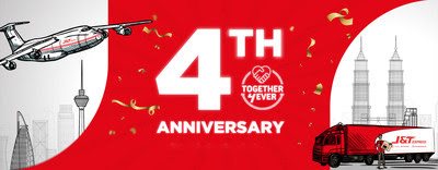 J&T Express Launches “Together, 4ever” Campaign in Celebration of its Fourth Anniversary in Malaysia