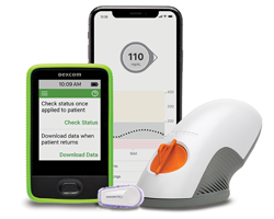 image of diabetes monitoring equipment