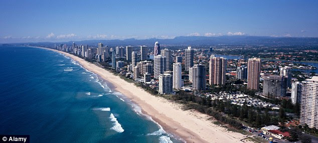 Australia scored 76.5 out of 90 based on nine well-being measures and reached number one in the world as the best country to live with beautiful places like the Gold Coast (pictured) to visit