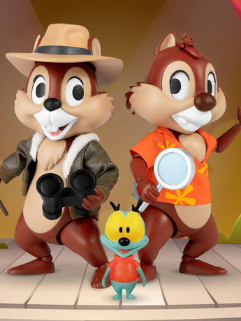 Chip 'n Dale: Rescue Rangers Dynamic 8ction Heroes DAH-057 Chip and Dale Two-Pack