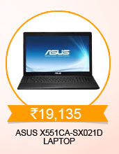 Asus X551CA-SX021D Laptop -CDC-2GB-500GB-DOS