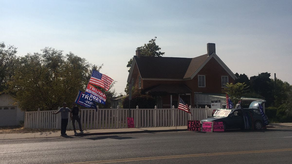 Trump Flags in Kanab Utah