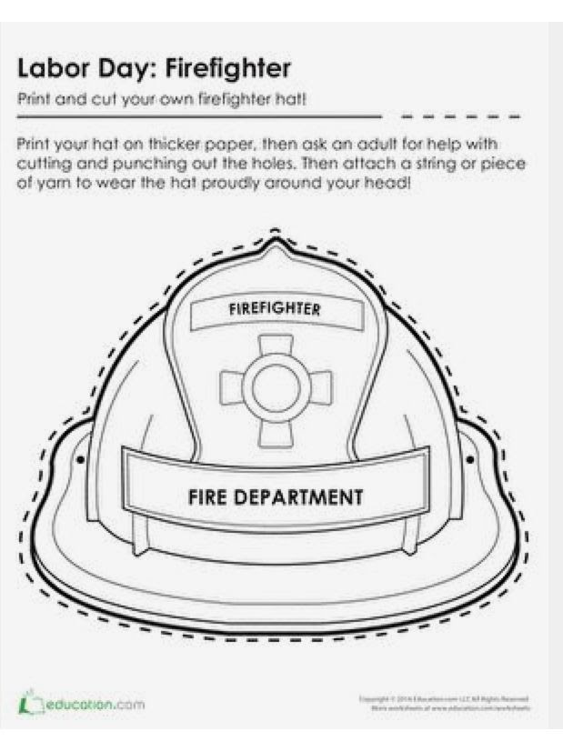Pin by Angie mustin on Letter F Fire safety preschool crafts