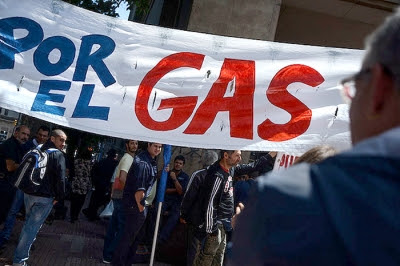 Trabajadores del gas van a la huelga general