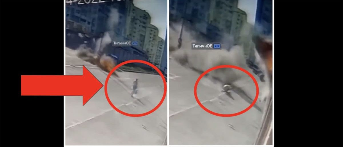 Ukrainian Miraculously Survives Russian Strike In Kharkiv In Crazy Viral Video