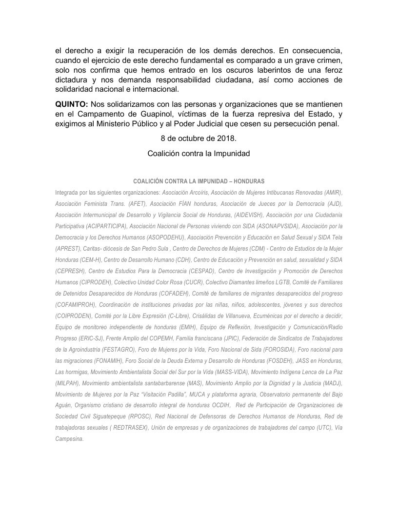 Criminalizar la protesta