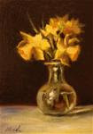 Yellow Daffodils,  Oil on 5"x7" Linen Panel - Posted on Monday, February 2, 2015 by Carolina Elizabeth