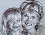 Daughter & Mother - a portrait commission - day 25 - Posted on Wednesday, November 26, 2014 by Rita Kirkman