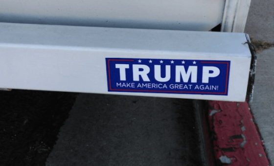 SHTFplan: Enraged And Offended Liberal Rams Car Over Trump Bumper Sticker
