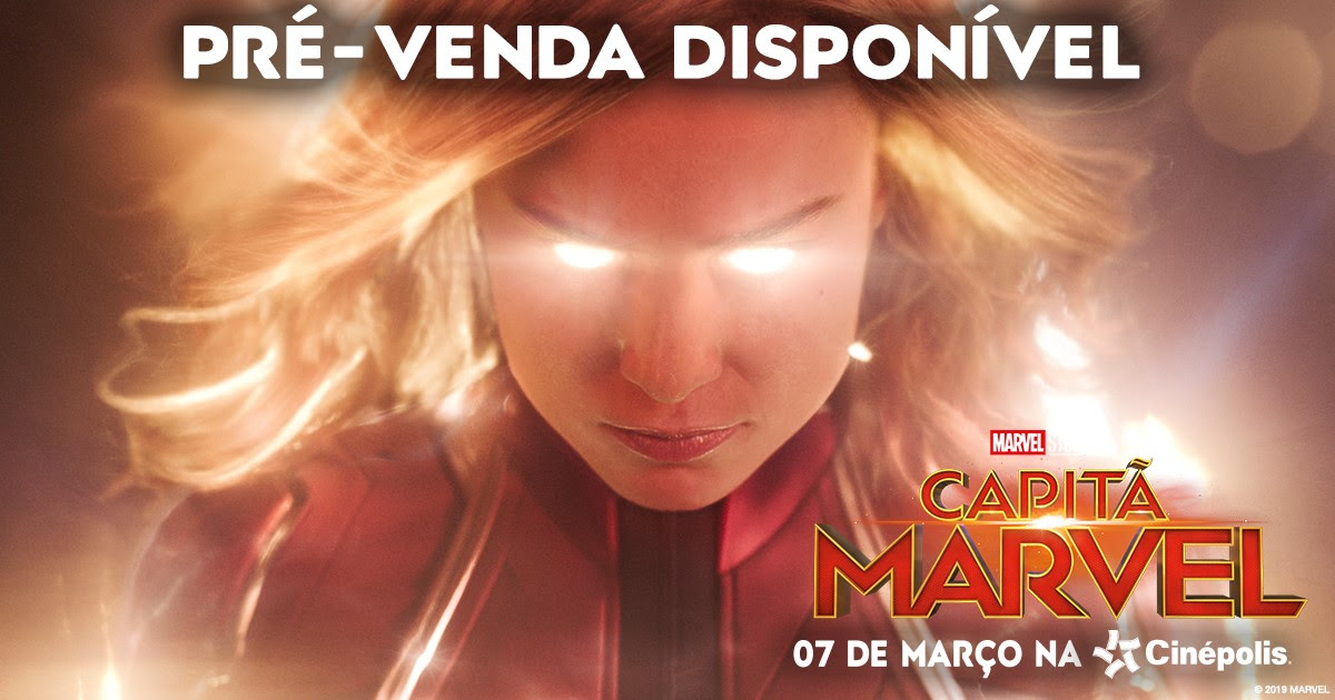 Cinépolis anuncia pré-venda de Capitã Marvel