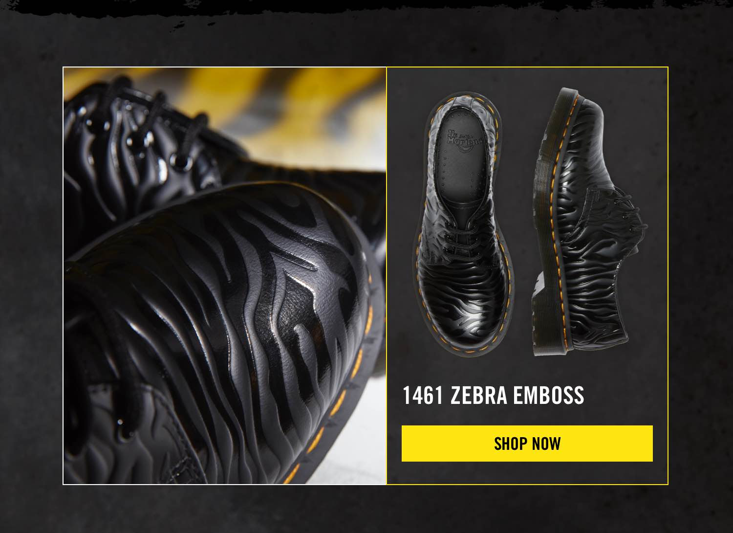 1461 zebra embossed