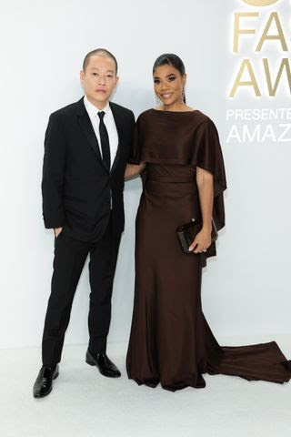 Image may contain Formal Wear Person Adult Suit Clothing Dress Fashion Gown Accessories Tie and Jason Wu