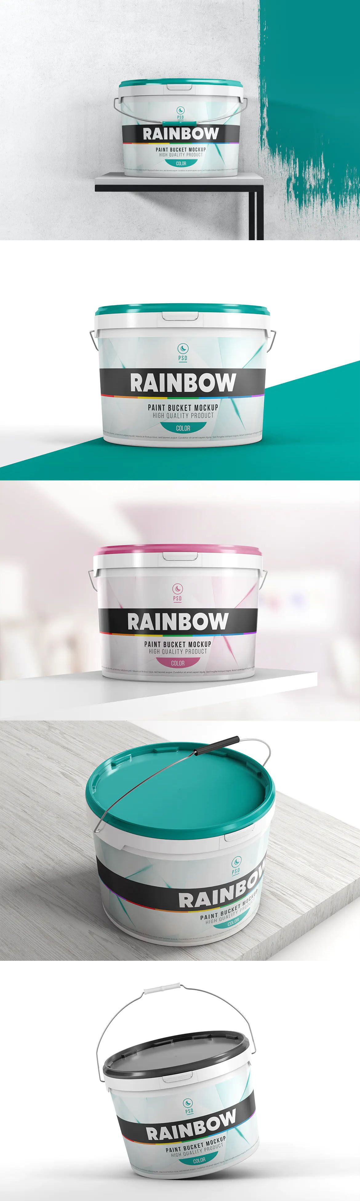 1879+ Paint Bucket Free Mockup DXF Include