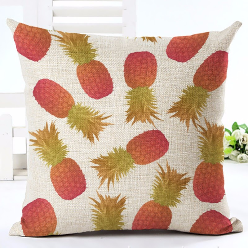 Orange Pineapple Print