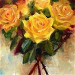 Yellow Roses - Posted on Monday, March 2, 2015 by Dorothy Woolbright