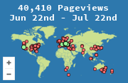 Locations of visitors to this page