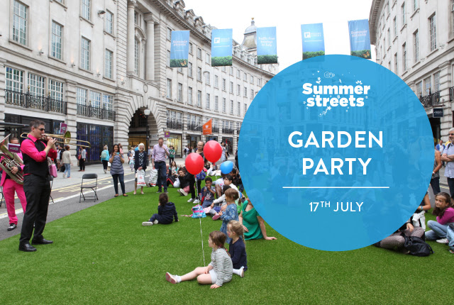 Summer Streets Garden Party on Regent Street